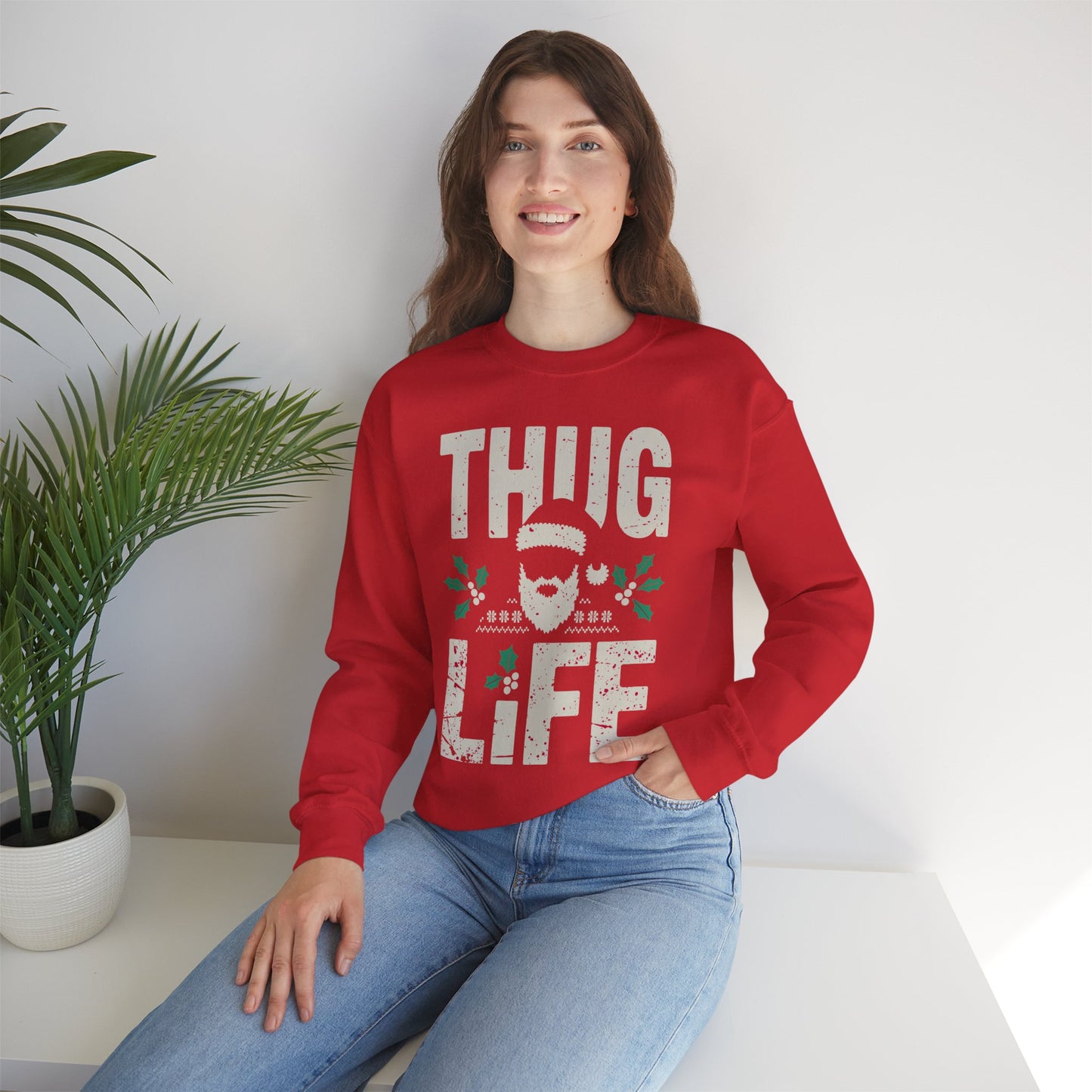 Christmas Party Thug Life Sweater | Funny Holiday Gift