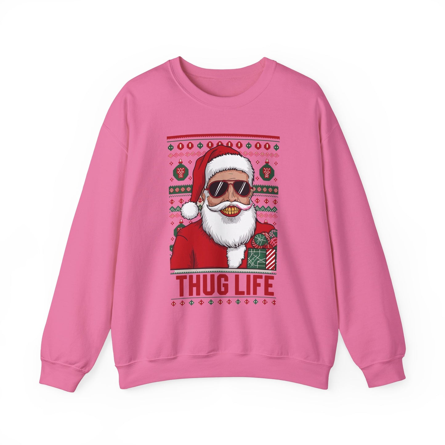 Santa's Thug Life Christmas Sweater | Funny Holiday Gift