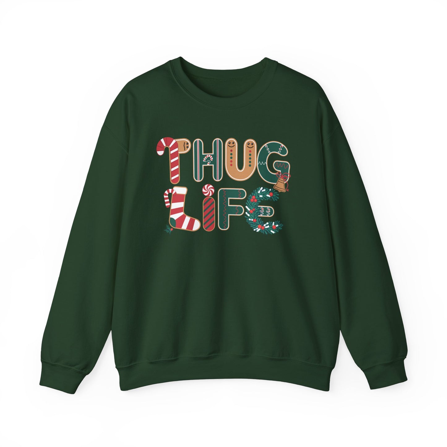 Funny Thug Life Christmas Sweater | Holiday Party Essential