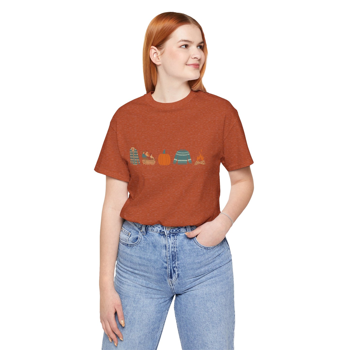 Fall T-Shirt Symbols of Autumn