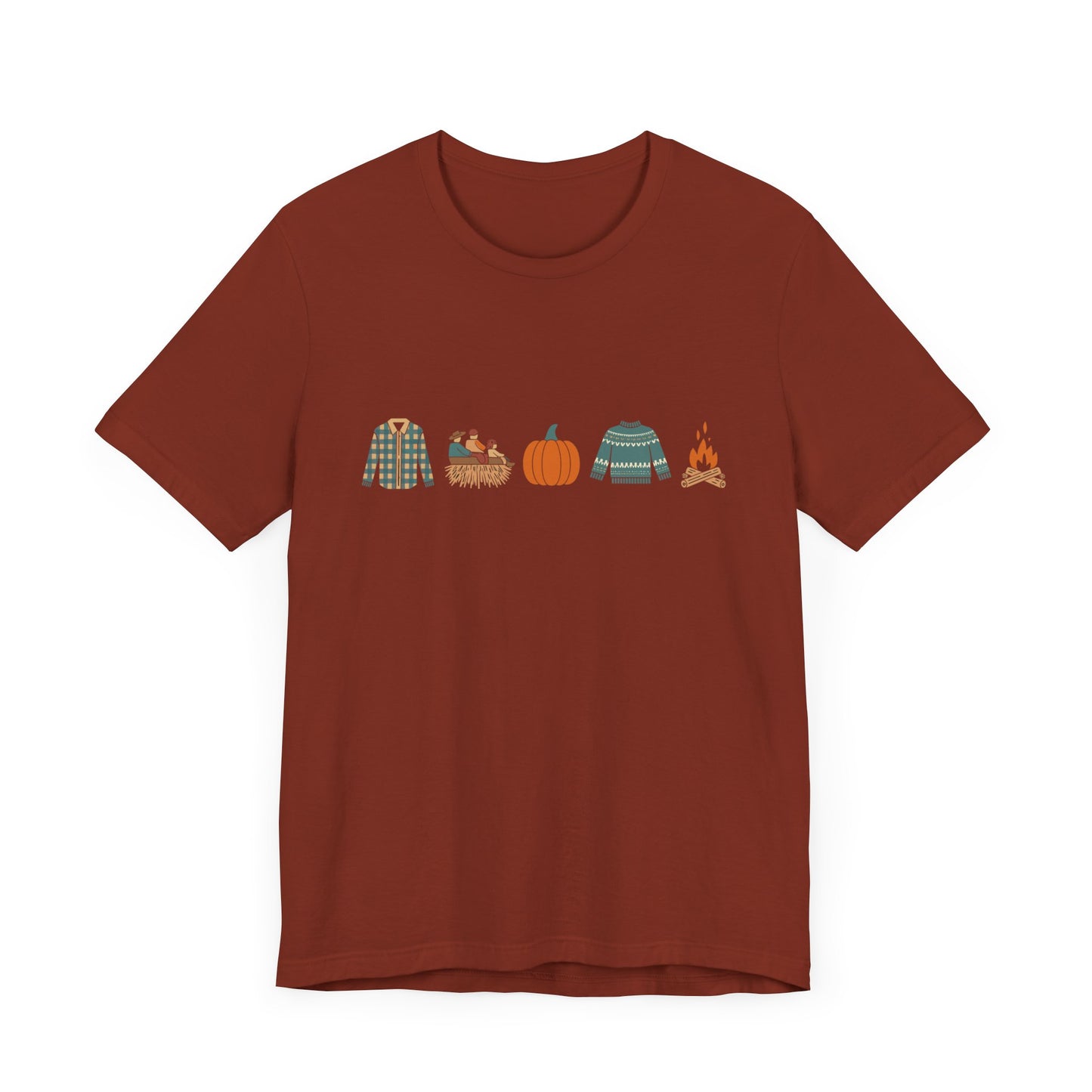 Fall T-Shirt Symbols of Autumn