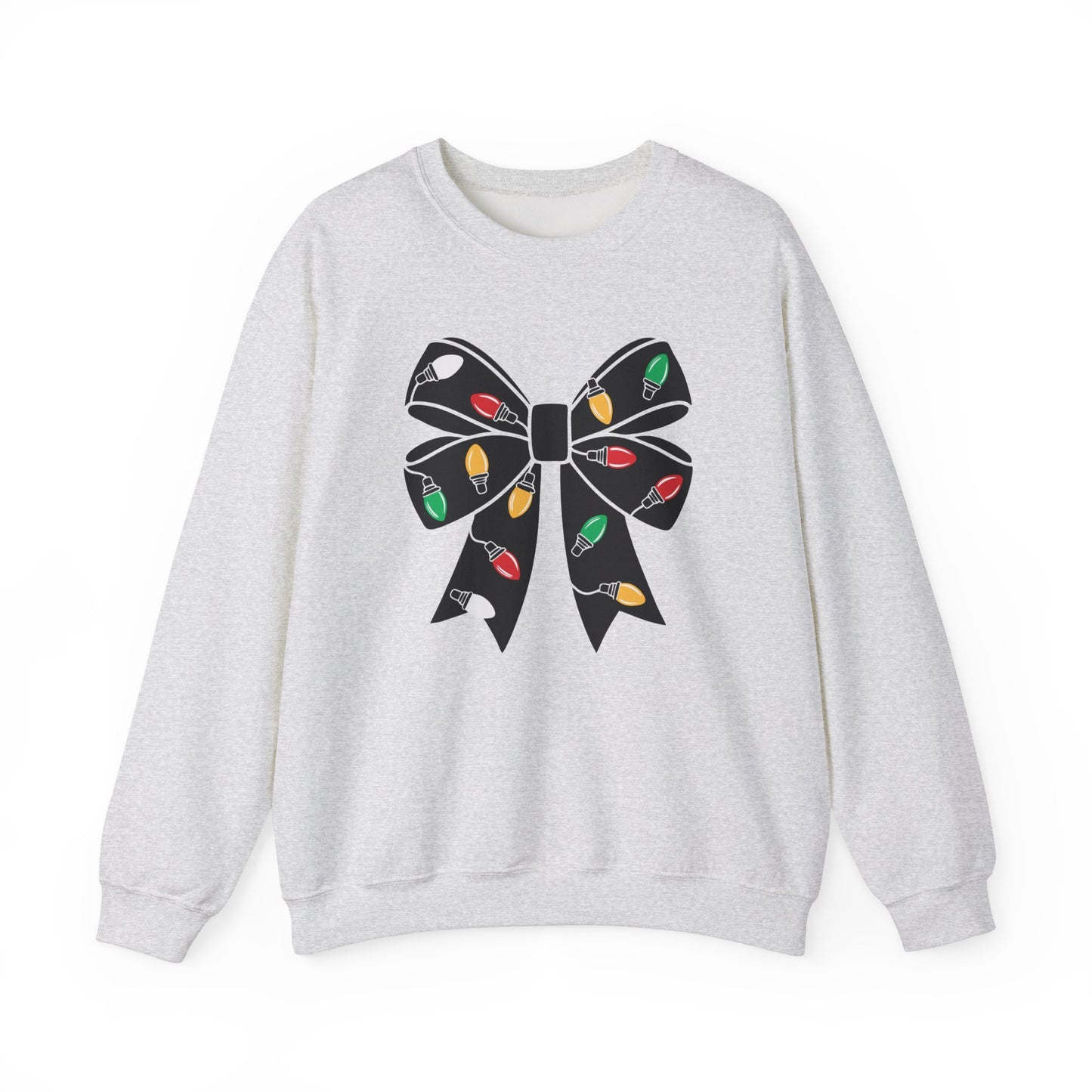 All Holiday Lights Bow Sweatshirt 💡