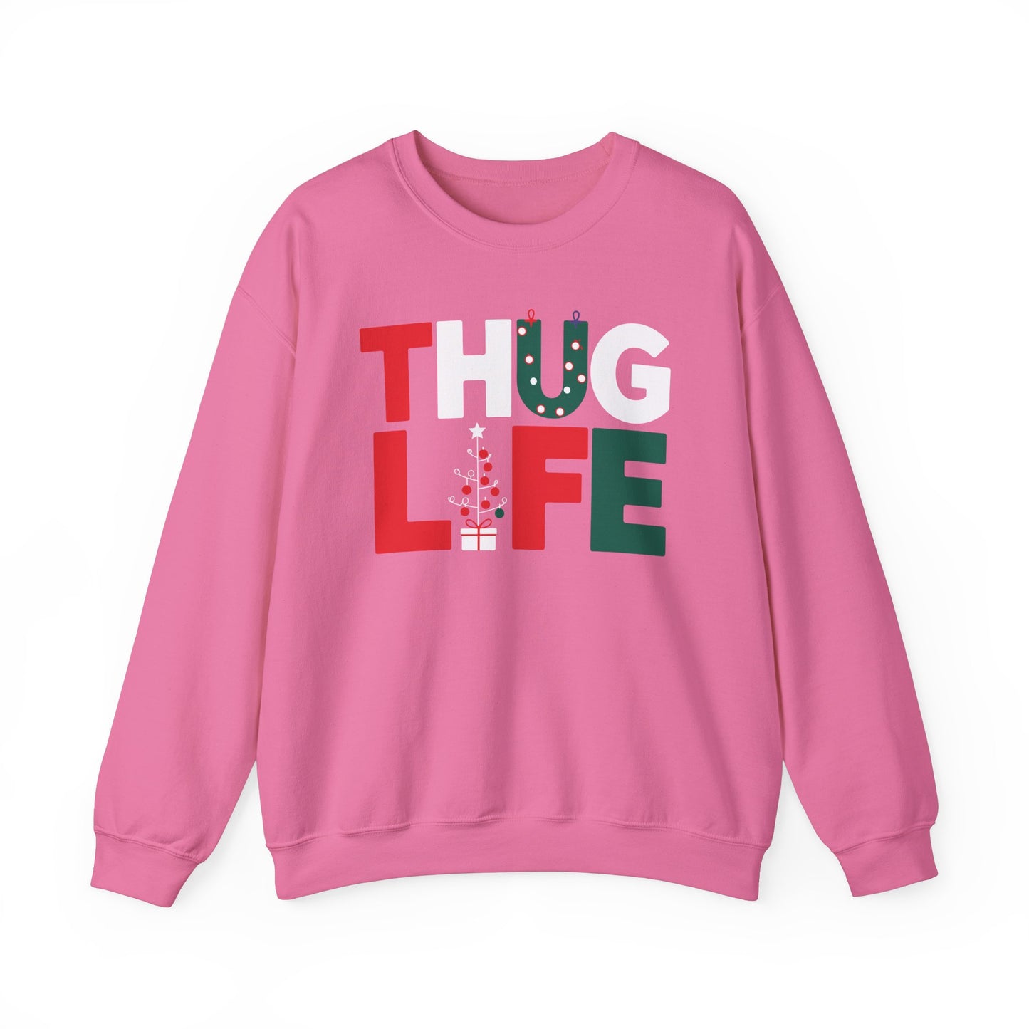 Thug Life Christmas Sweater | Funny Holiday Party Sweatshirt