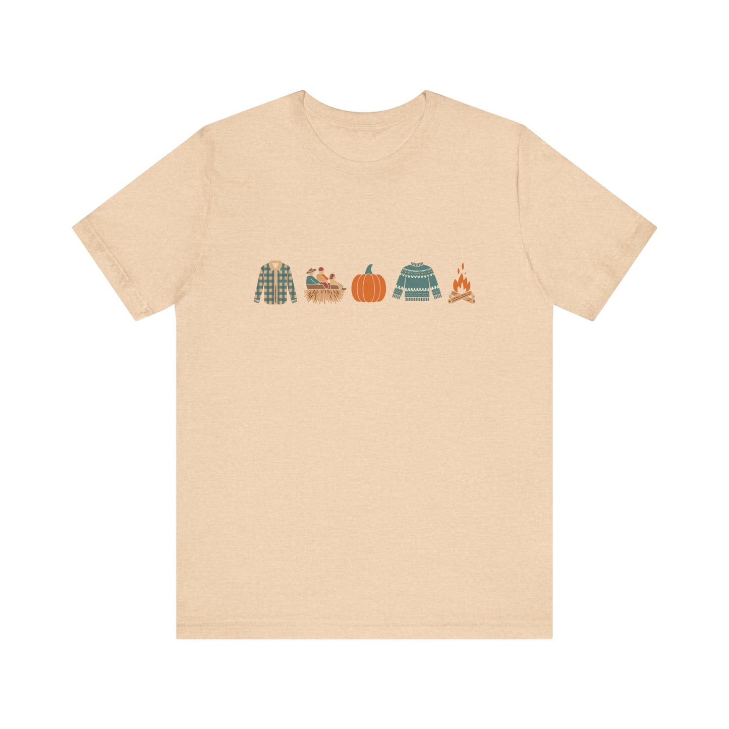 Fall T-Shirt Symbols of Autumn