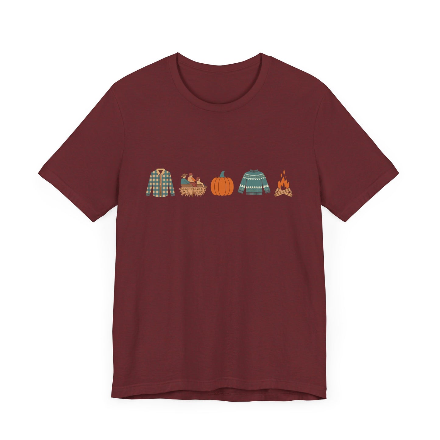 Fall T-Shirt Symbols of Autumn