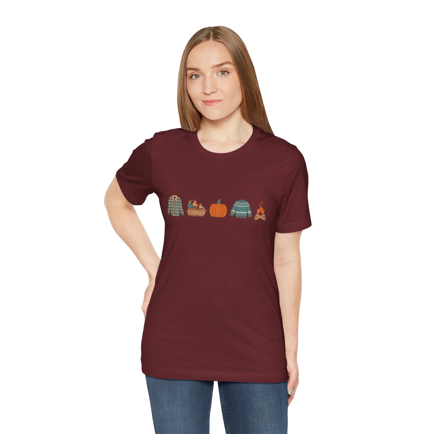 Fall T-Shirt Symbols of Autumn