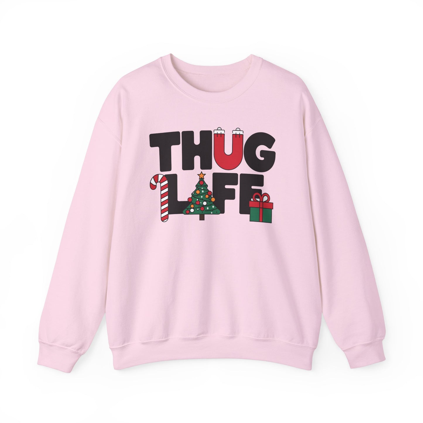Suéter Holiday Thug Life | Atuendo divertido para fiestas navideñas