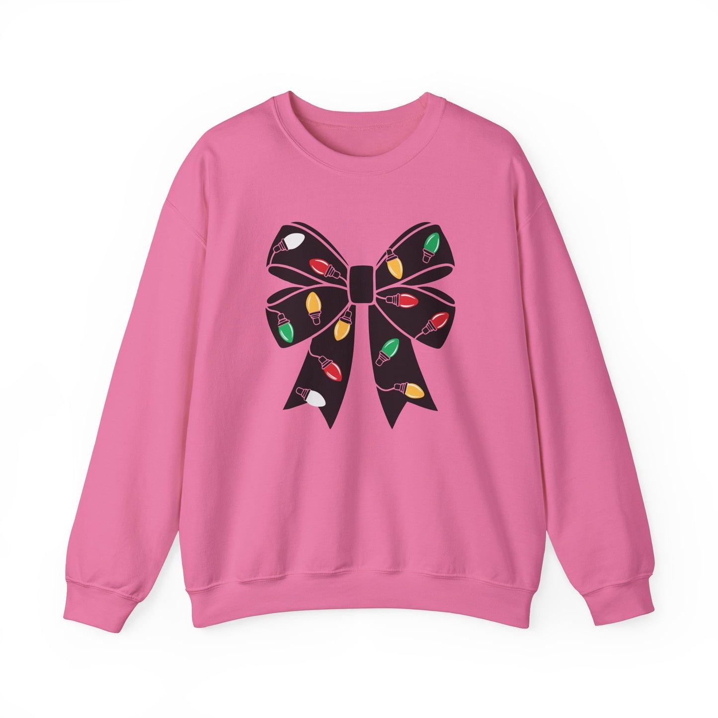 All Holiday Lights Bow Sweatshirt 💡