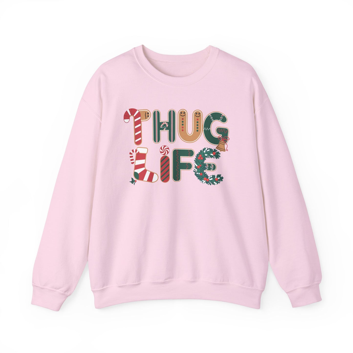 Funny Thug Life Christmas Sweater | Holiday Party Essential