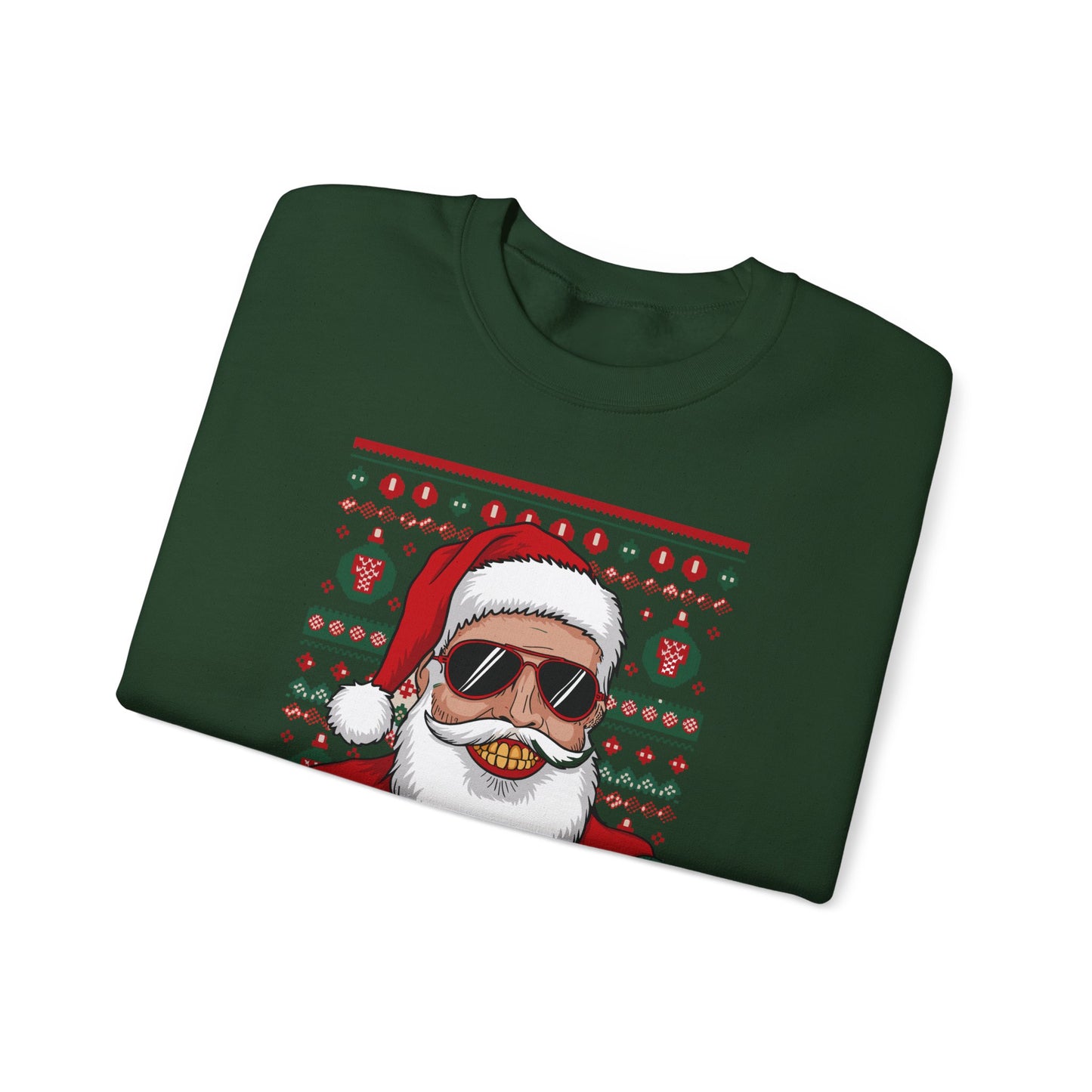 Santa's Thug Life Christmas Sweater | Funny Holiday Gift