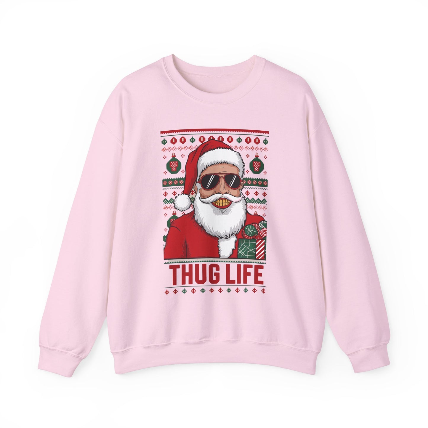 Santa's Thug Life Christmas Sweater | Funny Holiday Gift