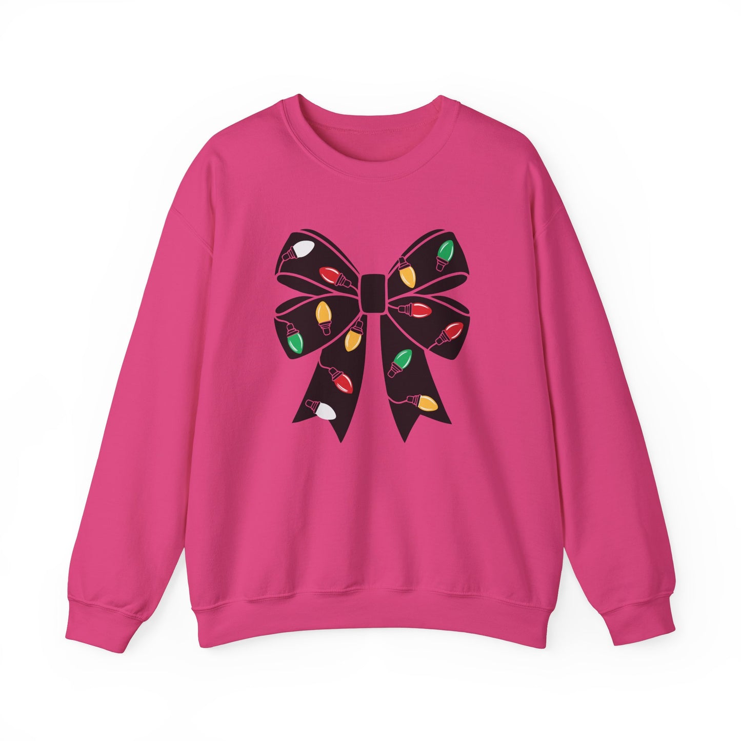 All Holiday Lights Bow Sweatshirt 💡
