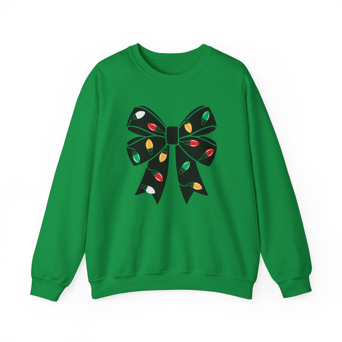 All Holiday Lights Bow Sweatshirt 💡