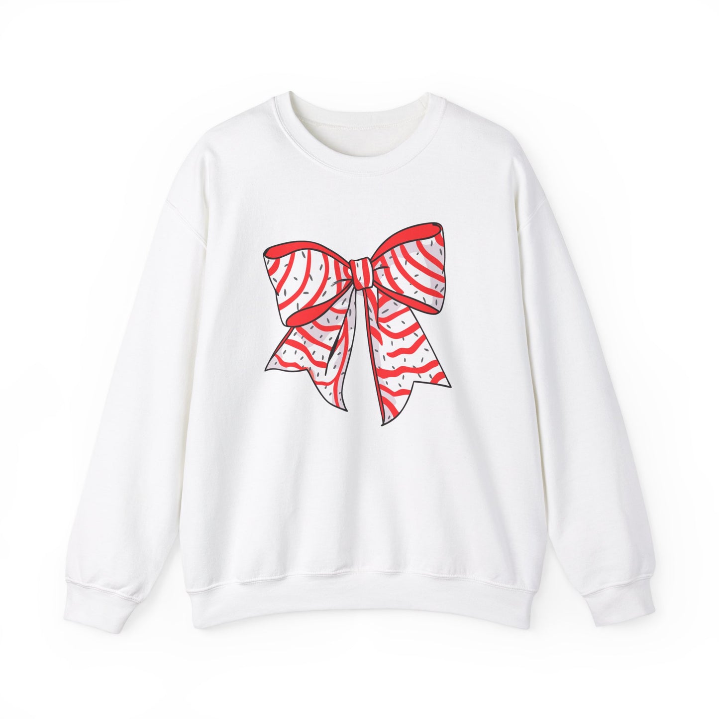 Peppermint Bow Holiday Sweatshirt 🎀
