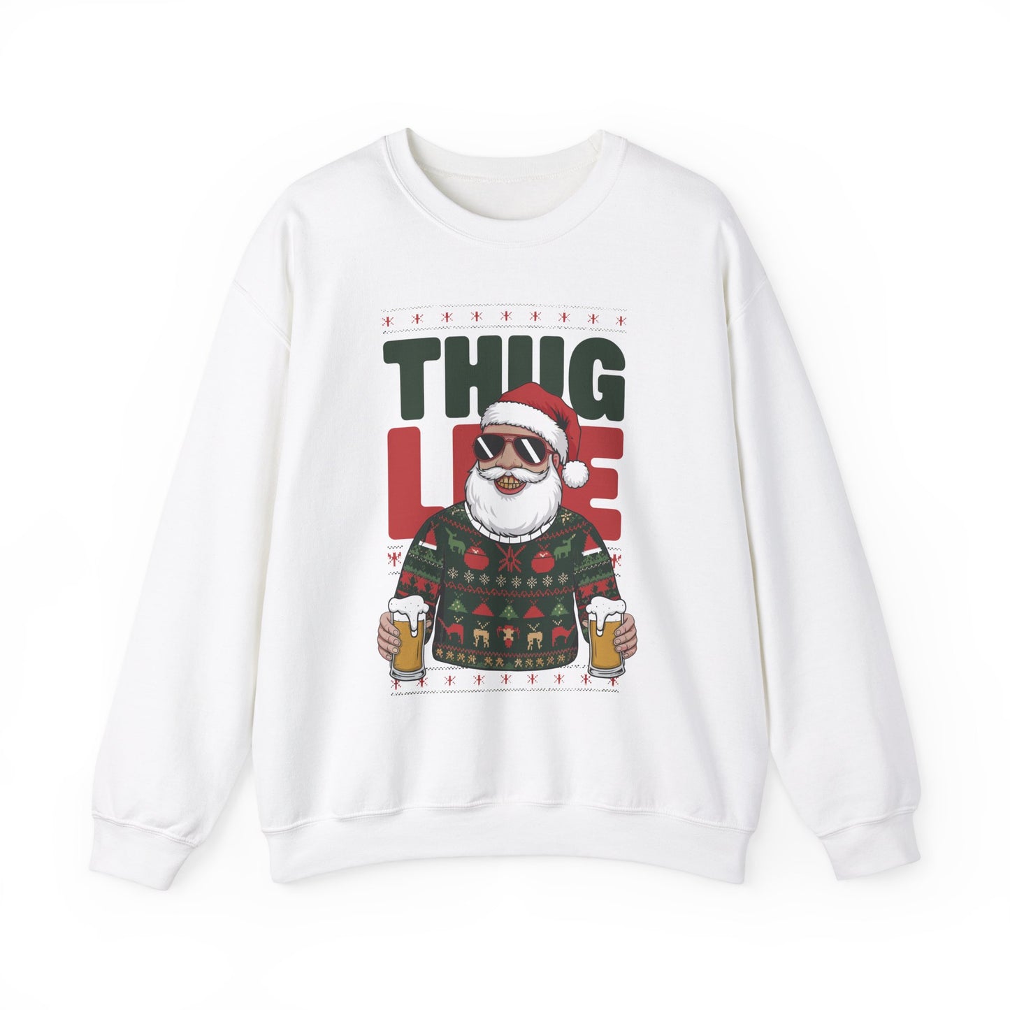 Gangsta Santa Thug Life Sweater | Funny Christmas Party Outfit