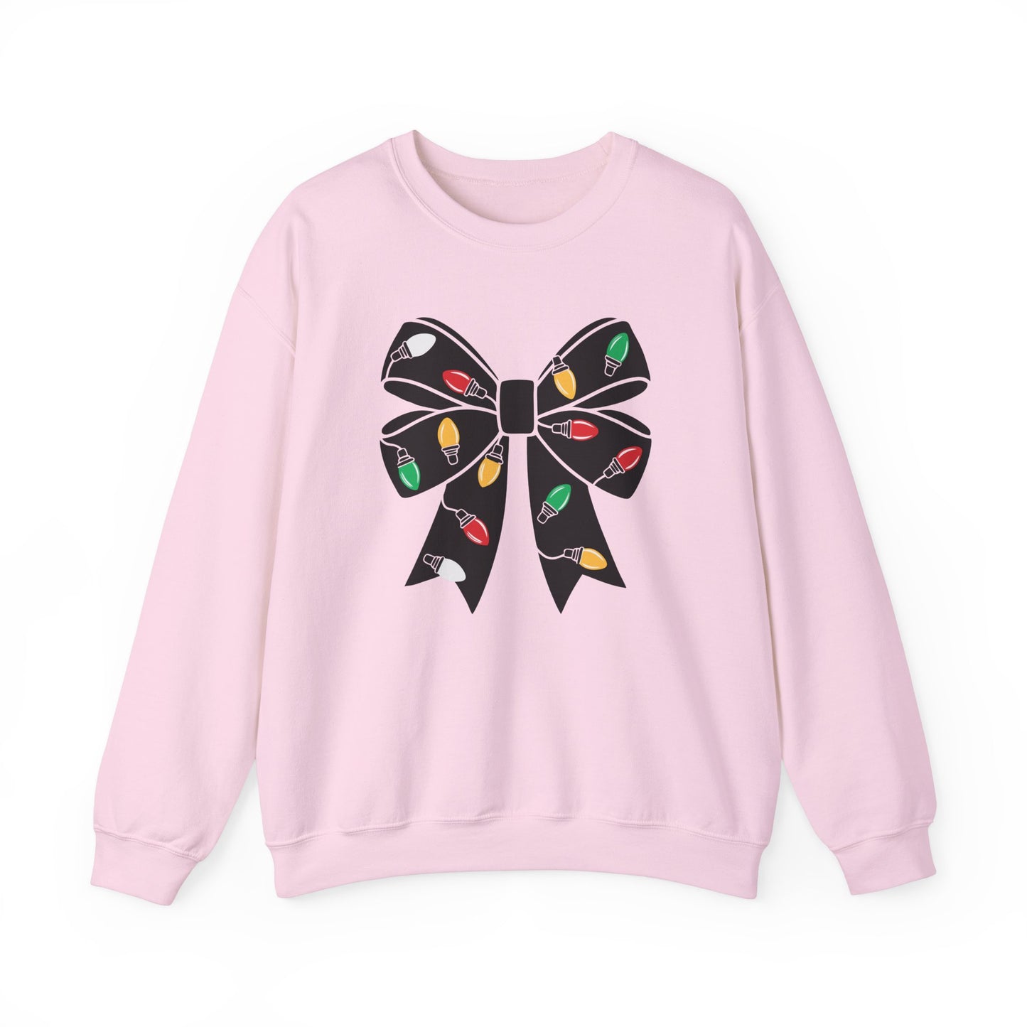 All Holiday Lights Bow Sweatshirt 💡