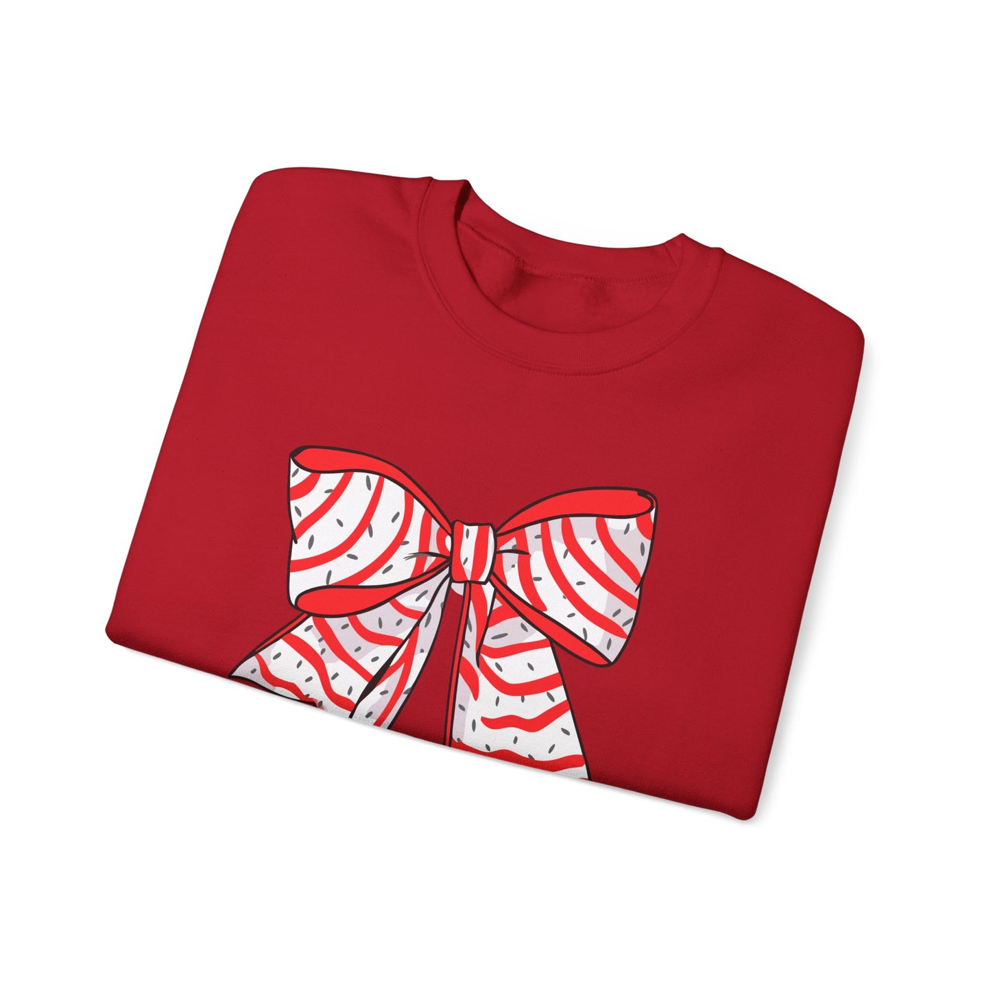 Peppermint Bow Holiday Sweatshirt 🎀