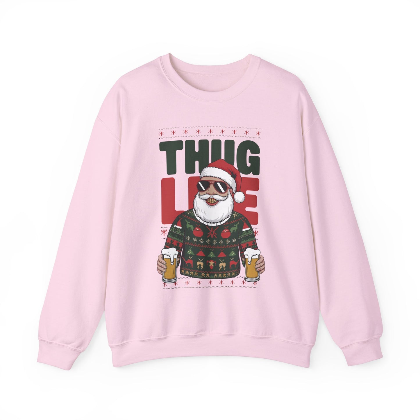 Gangsta Santa Thug Life Sweater | Funny Christmas Party Outfit
