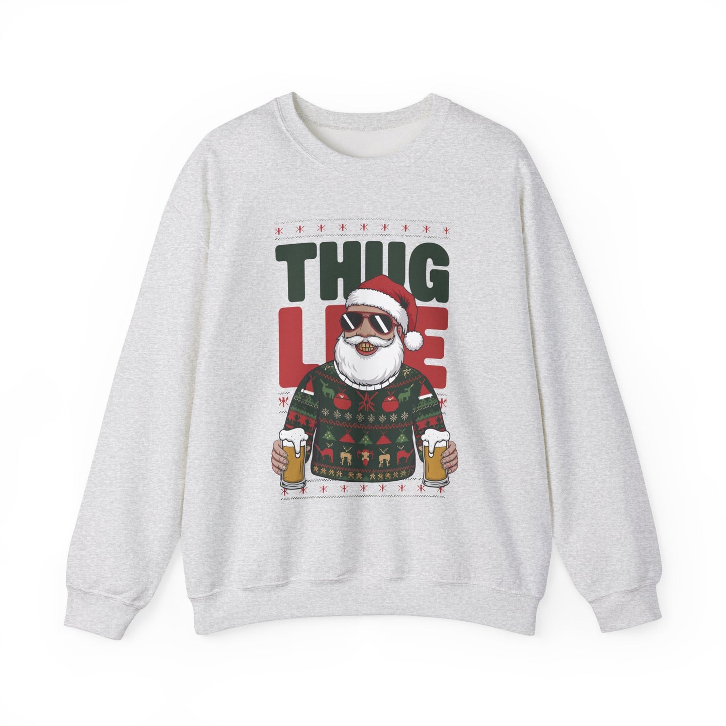 Gangsta Santa Thug Life Sweater | Funny Christmas Party Outfit