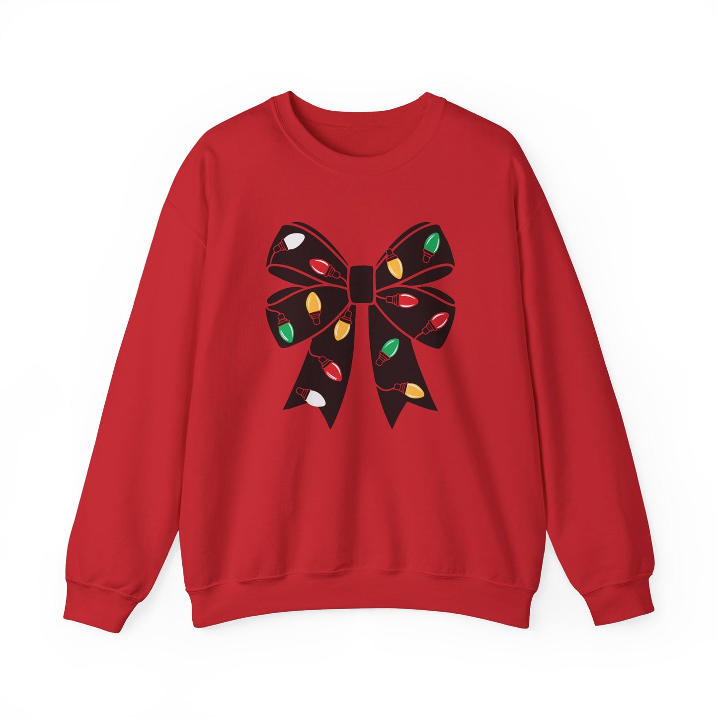 All Holiday Lights Bow Sweatshirt 💡