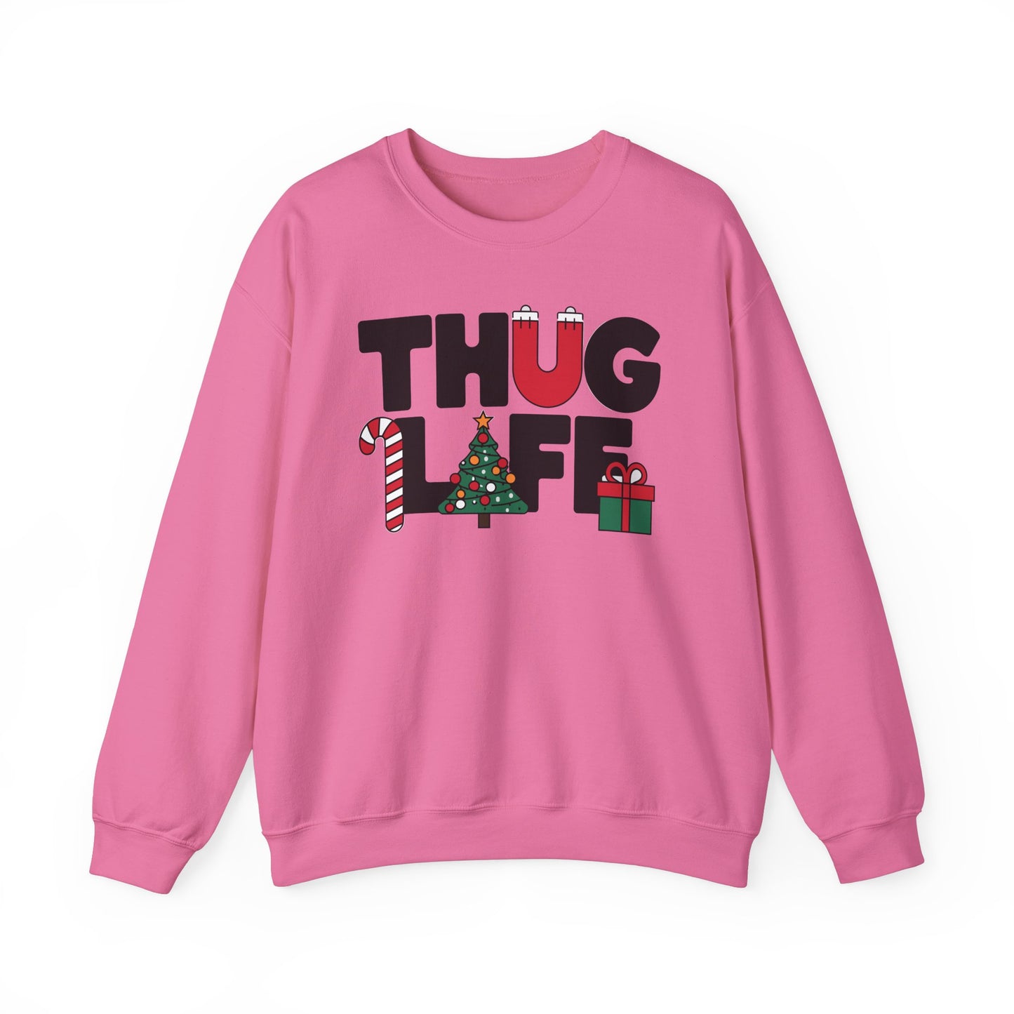 Suéter Holiday Thug Life | Atuendo divertido para fiestas navideñas