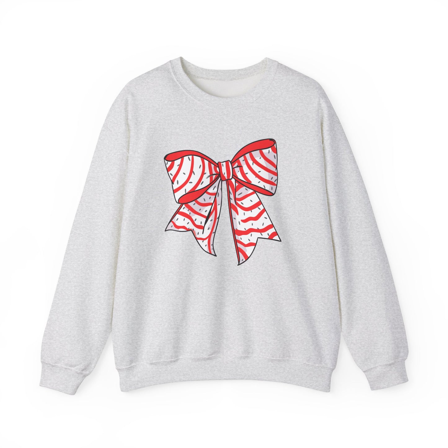 Peppermint Bow Holiday Sweatshirt 🎀