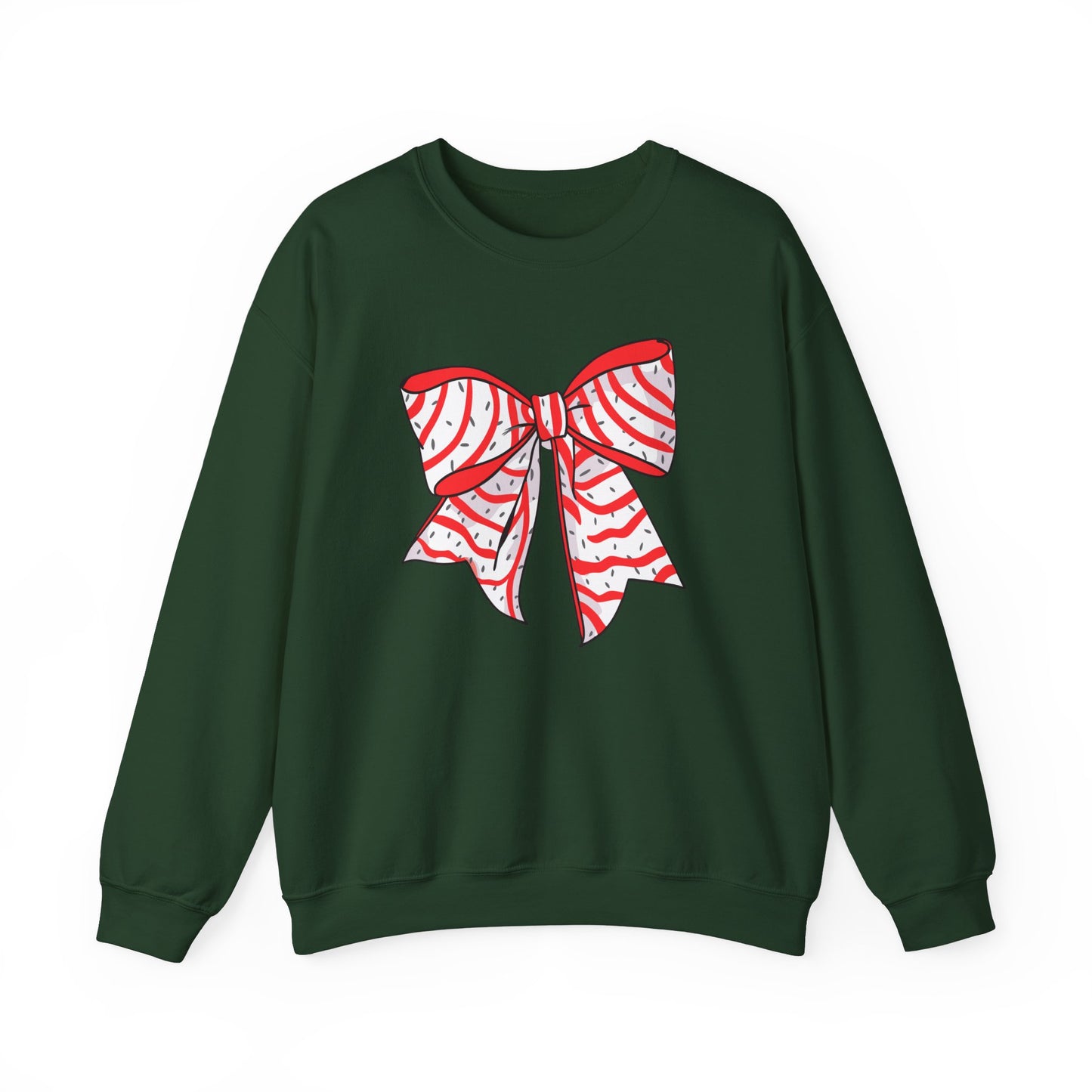Peppermint Bow Holiday Sweatshirt 🎀