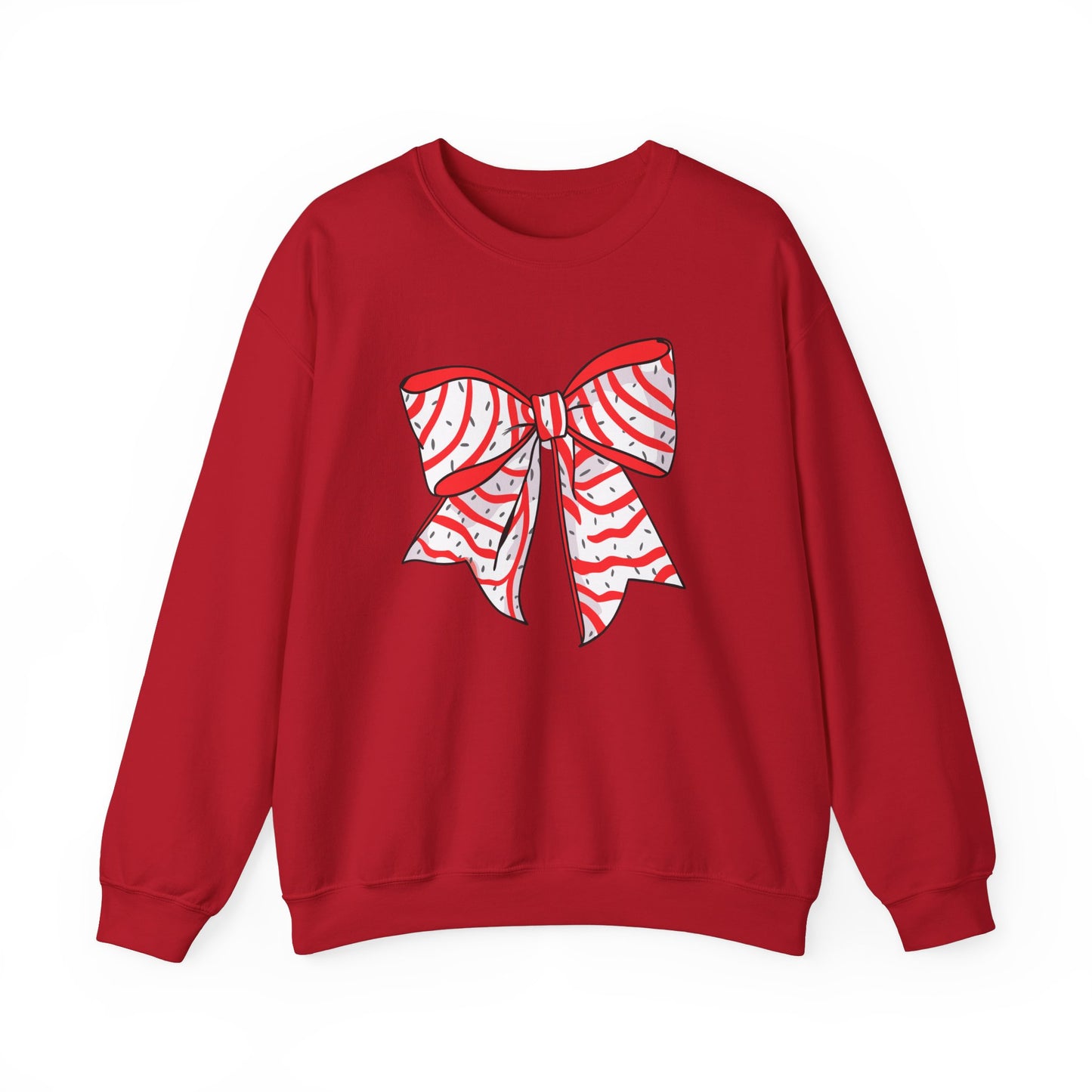 Peppermint Bow Holiday Sweatshirt 🎀