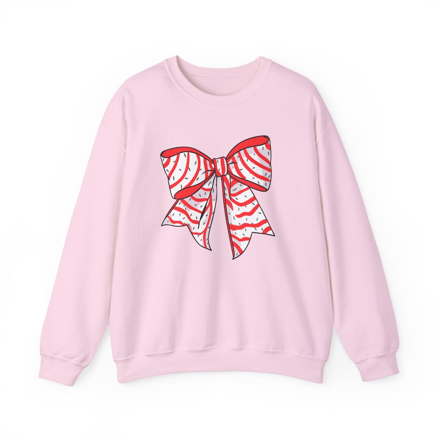 Peppermint Bow Holiday Sweatshirt 🎀