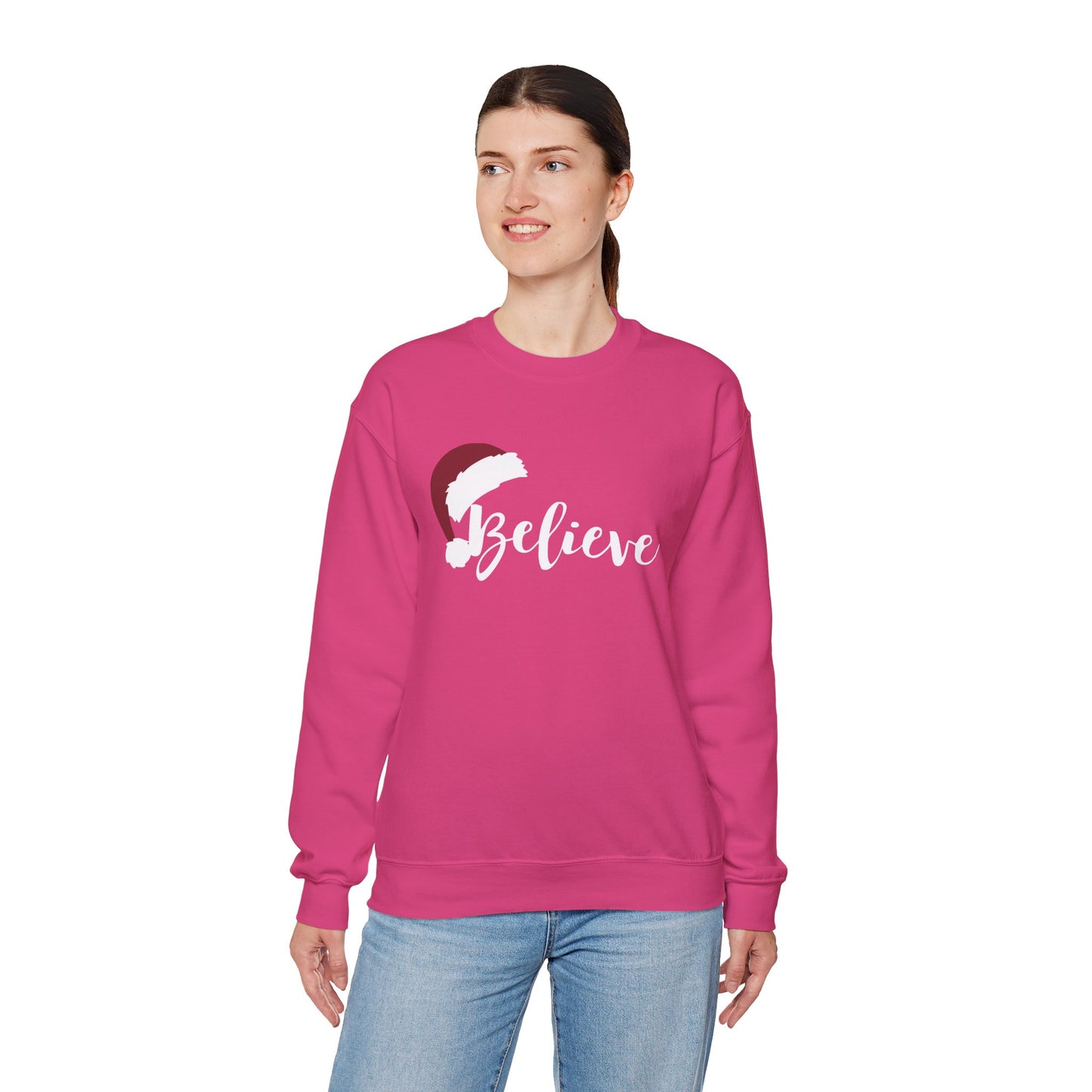 Believe Holiday Santa Hat Sweatshirt 🎅