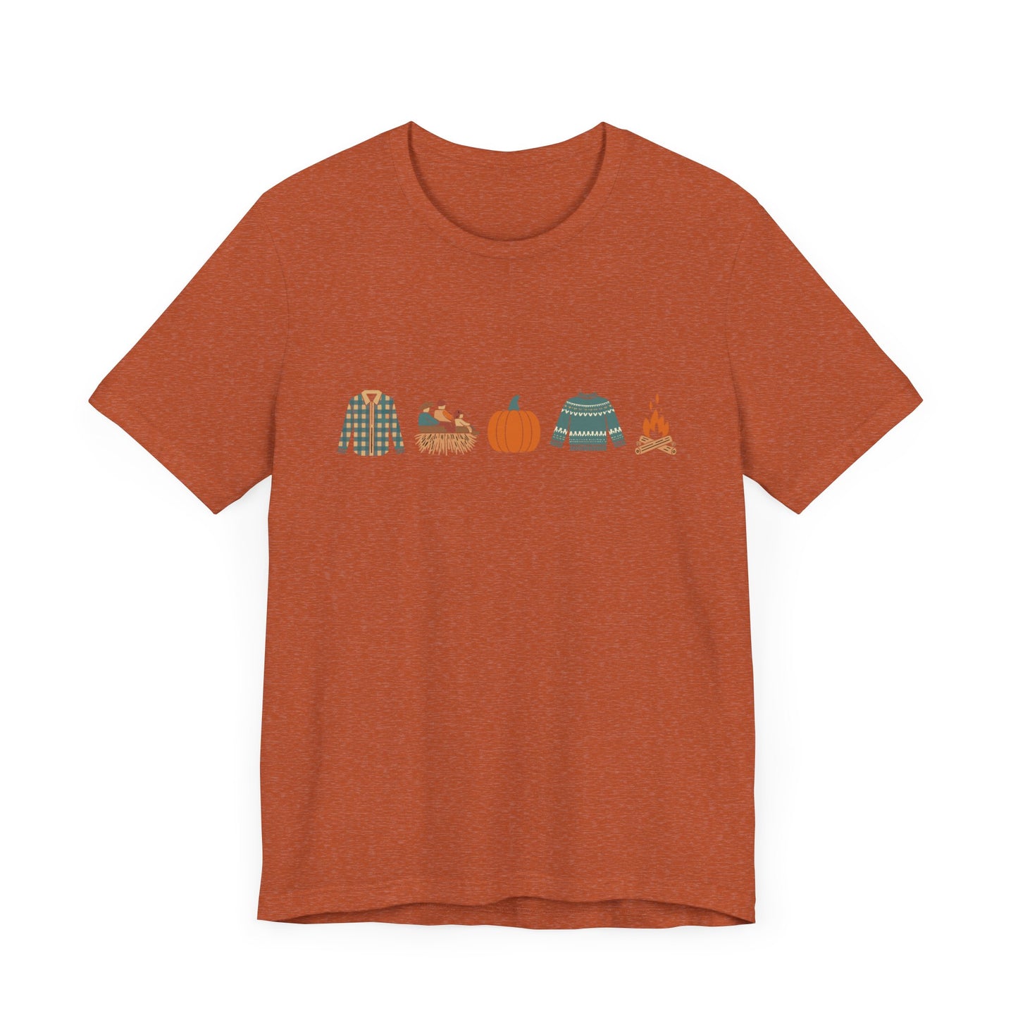 Fall T-Shirt Symbols of Autumn