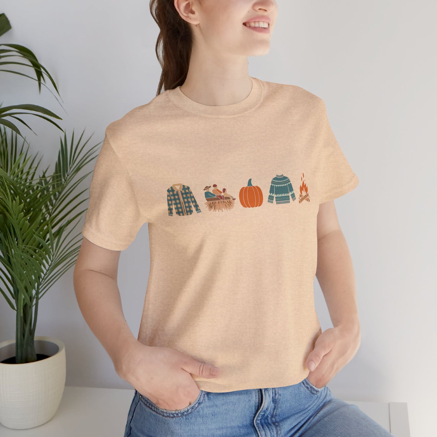 Fall T-Shirt Symbols of Autumn