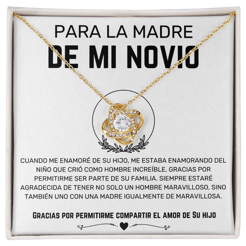 For My Boyfriend's Mom Necklace (Spanish)