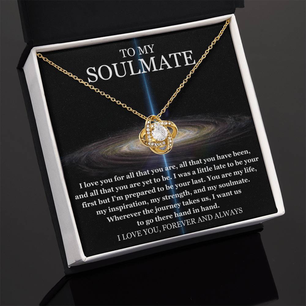 A mi alma gemela - Universo - Collar de nudo de amor