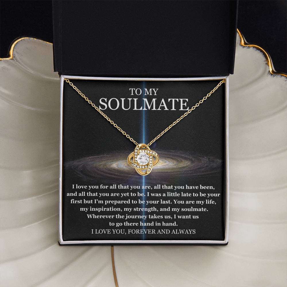 A mi alma gemela - Universo - Collar de nudo de amor