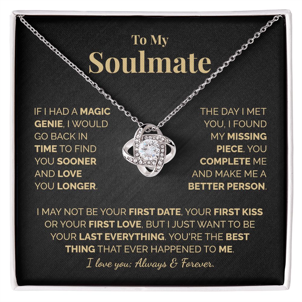 To My Soulmate Necklace - Love - (Almost Sold Out)
