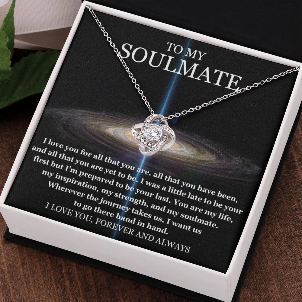 A mi alma gemela - Universo - Collar de nudo de amor
