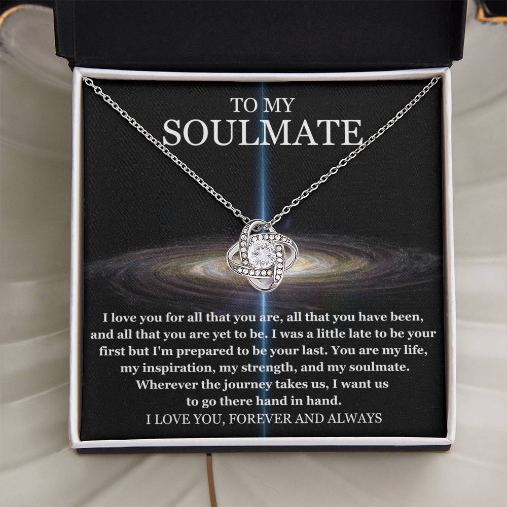 A mi alma gemela - Universo - Collar de nudo de amor