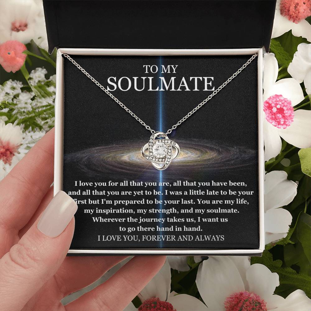 A mi alma gemela - Universo - Collar de nudo de amor