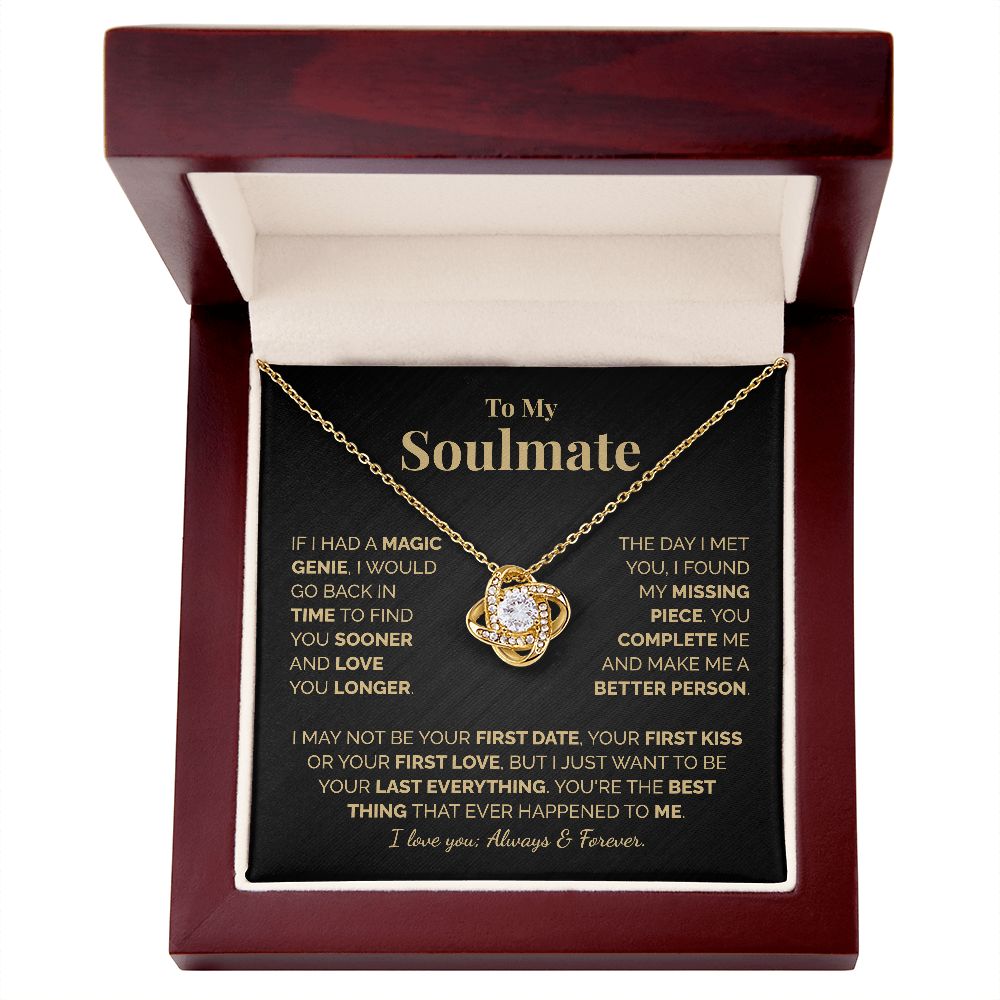 To My Soulmate Necklace - Love - (Almost Sold Out)