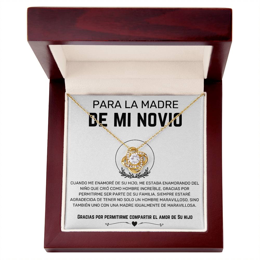 For My Boyfriend's Mom Necklace (Spanish)