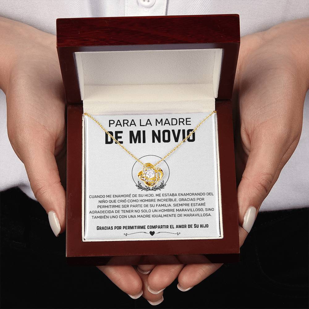 For My Boyfriend's Mom Necklace (Spanish)