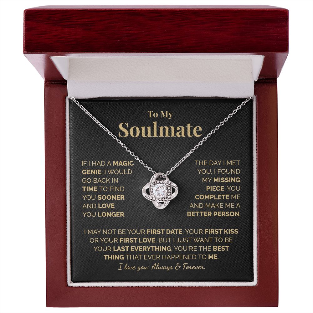 To My Soulmate Necklace - Love - (Almost Sold Out)