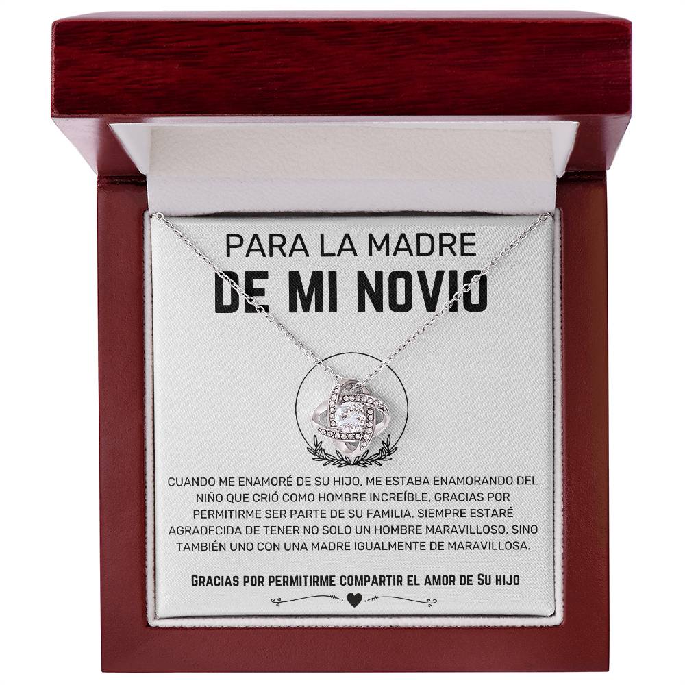 For My Boyfriend's Mom Necklace (Spanish)