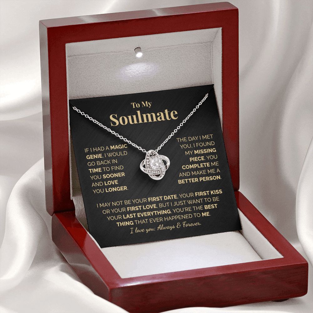 To My Soulmate Necklace - Love - (Almost Sold Out)