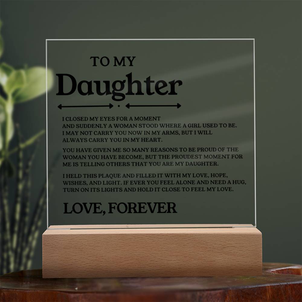 To My Daughter - Acrylic - ( Almost Sold Out )