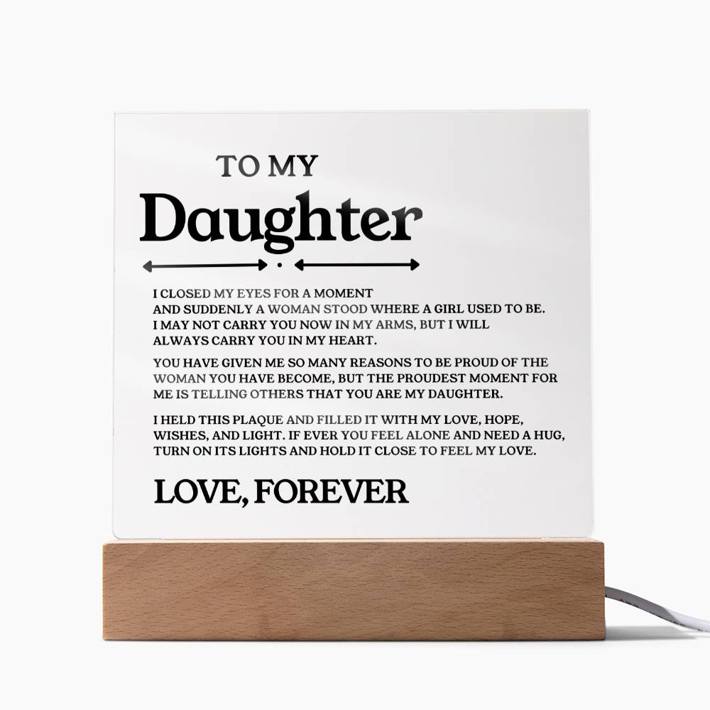 To My Daughter - Acrylic - ( Almost Sold Out )