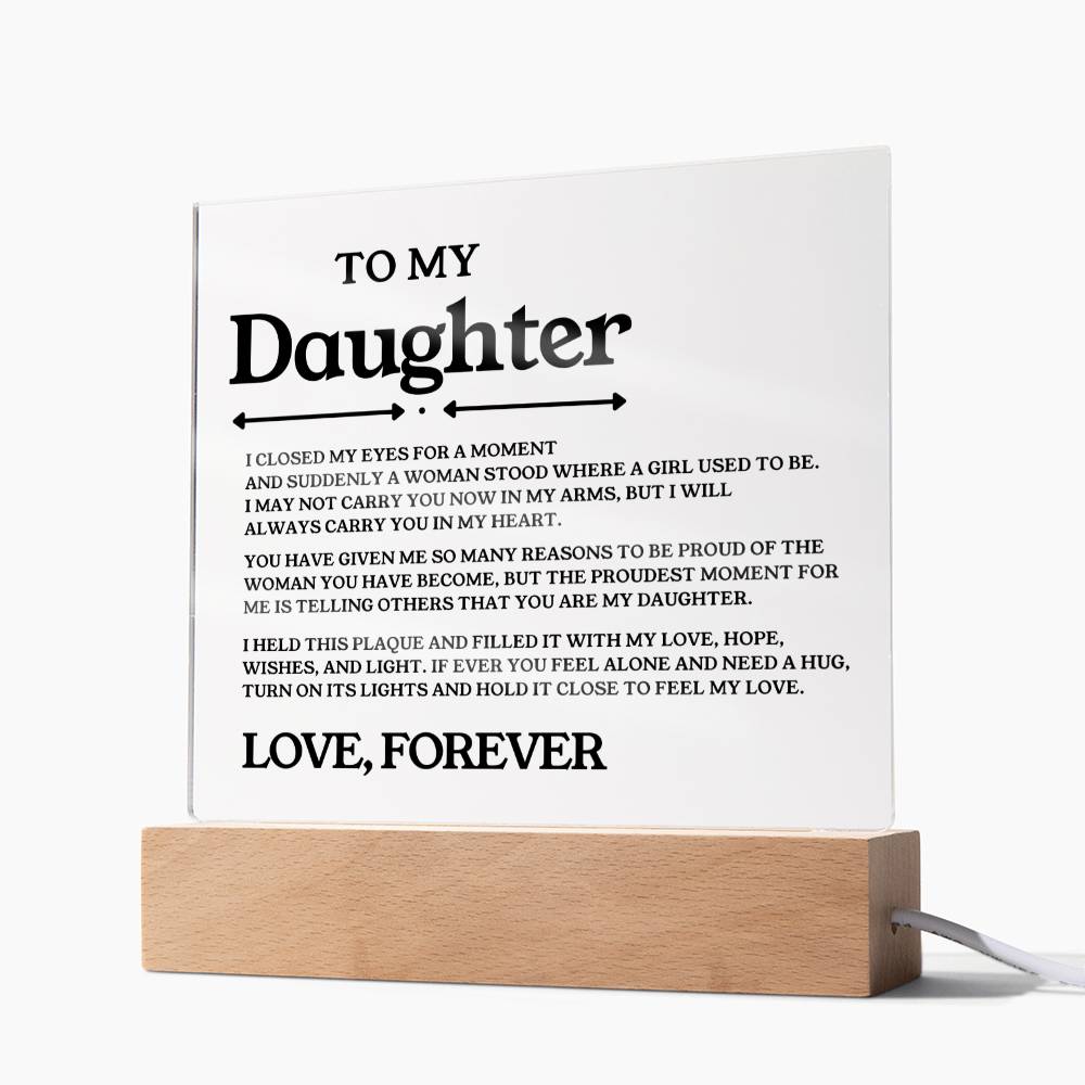 To My Daughter - Acrylic - ( Almost Sold Out )