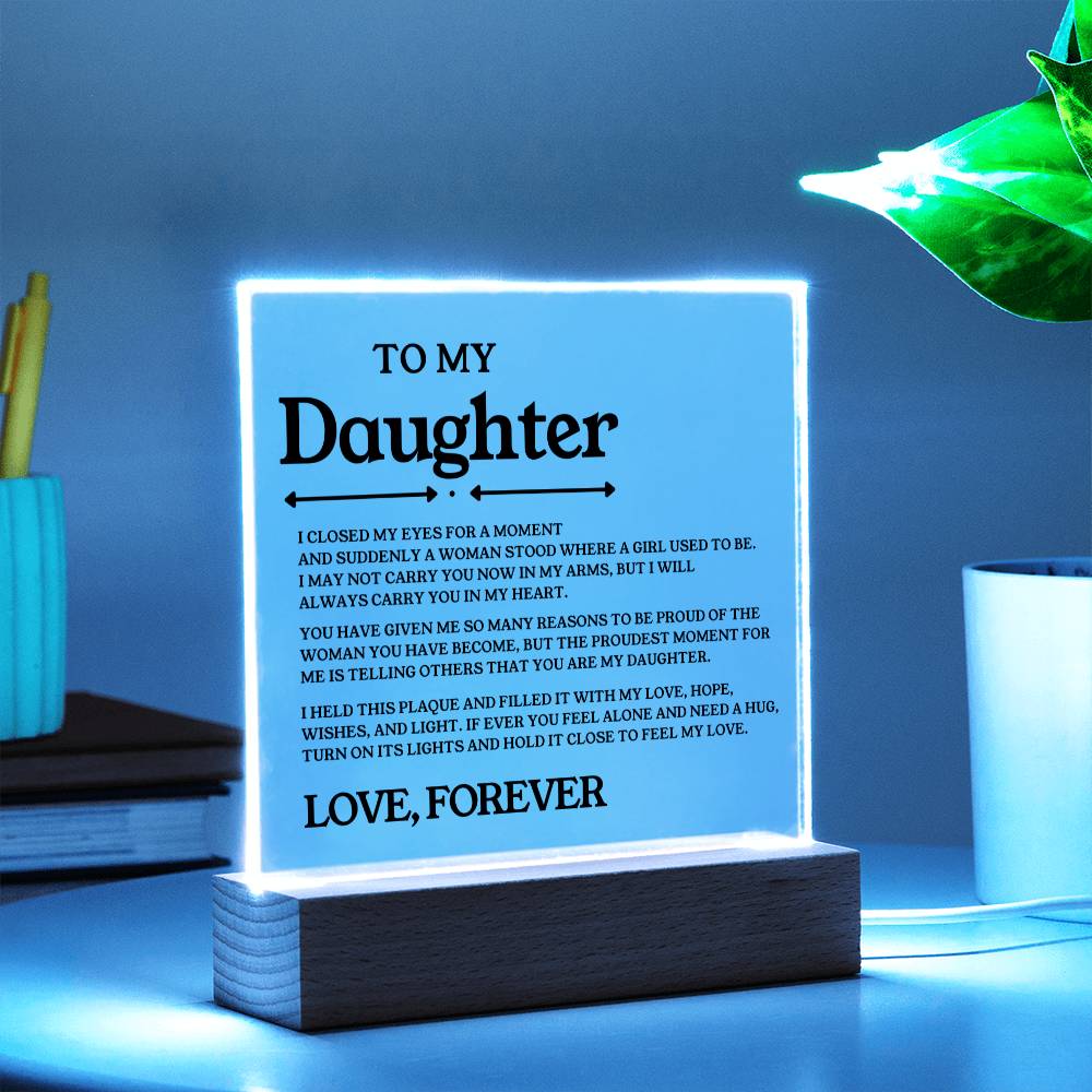 To My Daughter - Acrylic - ( Almost Sold Out )