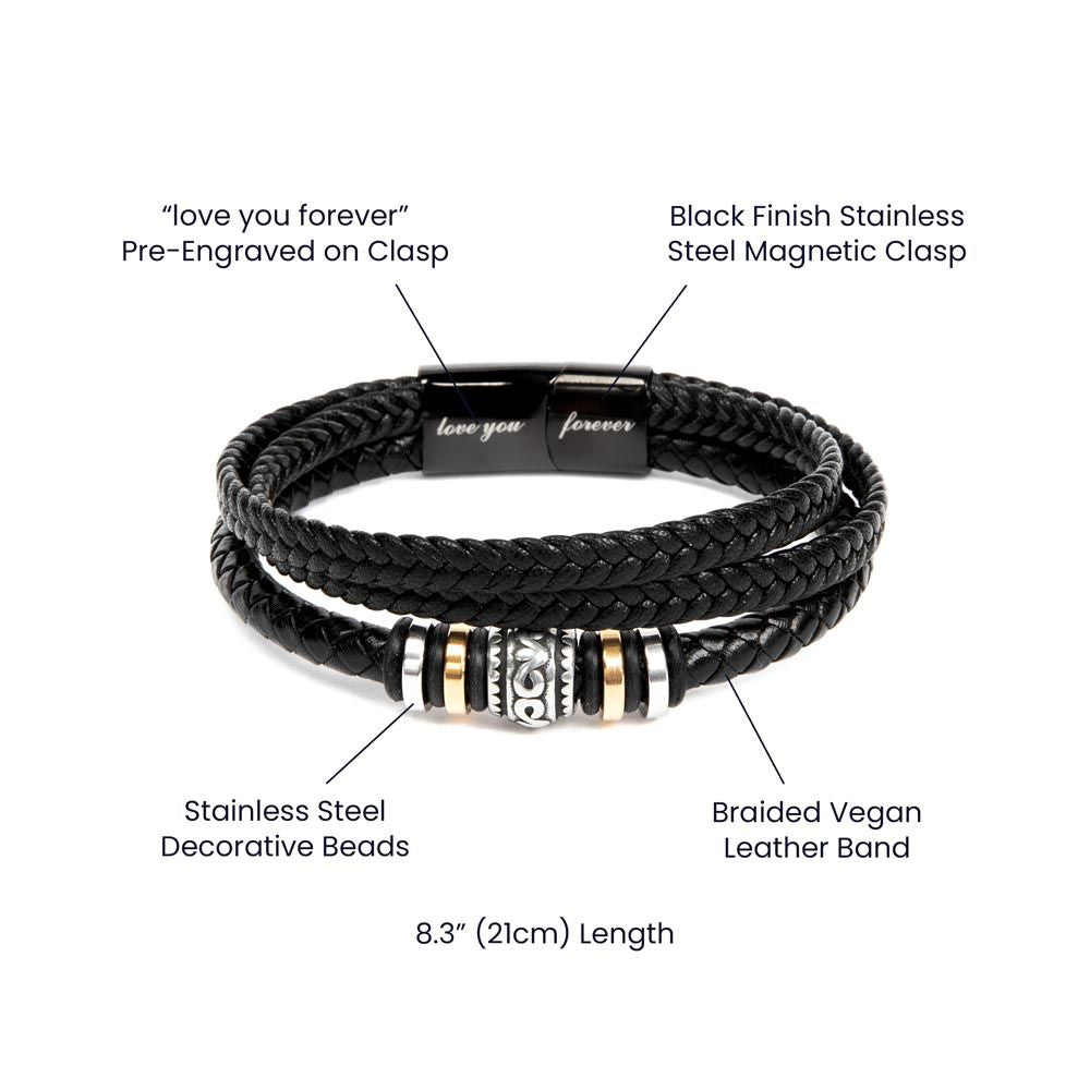 To My Man - Pulsera - Te amo por siempre y para siempre (Casi agotado)